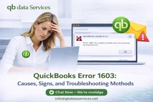 QuickBooks Error 1603