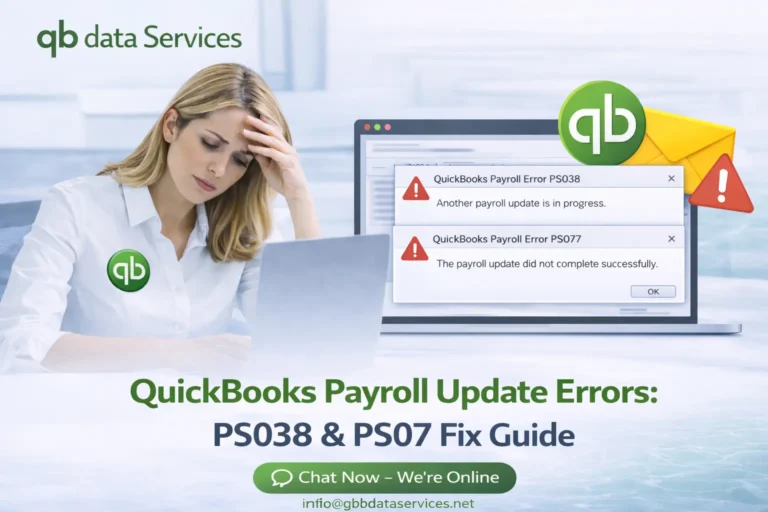 QuickBooks Payroll Update Errors: PS038 & PS07 Fix Guide