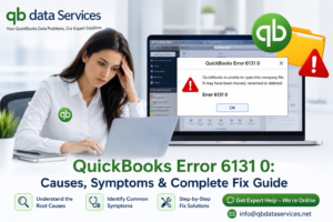 QuickBooks Error 6131 0 fix